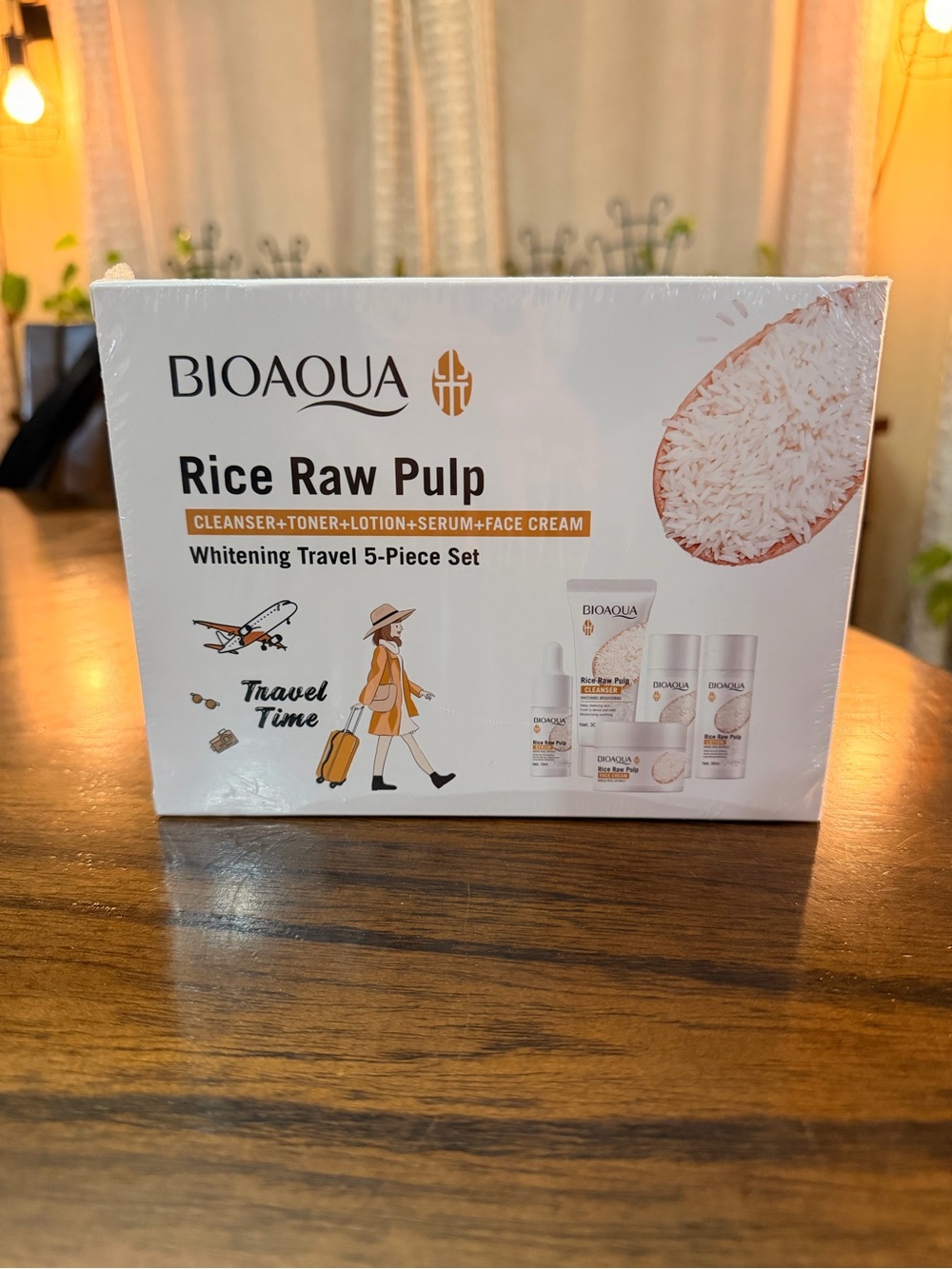 BIOAQUA Rice Raw Pulp 5-Piece Skincare Set